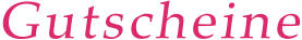Gutscheine